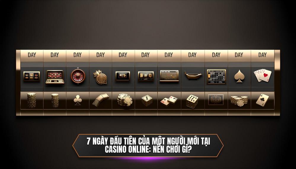 7 ngày đầu tiên của một người mới tại casino online_ Nên chơi gì