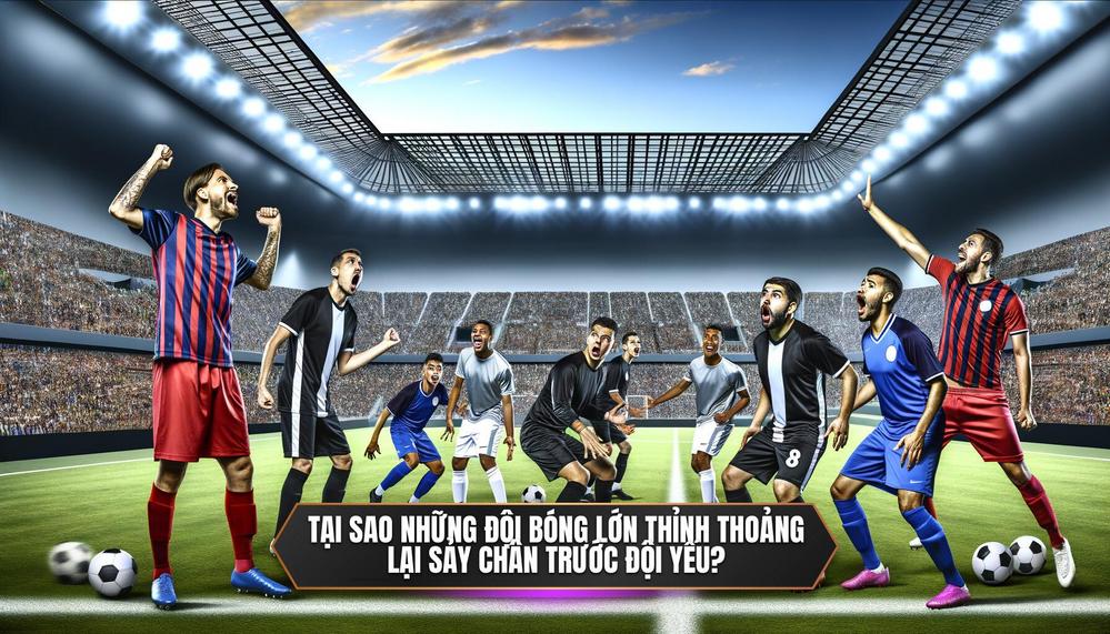 Tại sao những đội bóng lớn thỉnh thoảng lại sảy chân trước đội yếu